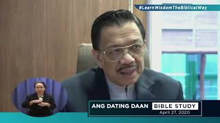 ANG DATING DAAN  BIBLE EXPOSITION  BIBLE STUDY  ITANONG MO KAY SORIANO  247  911263 [upl. by Imuya]