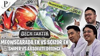 PENELITIAN DECK TAKTIK MEOWSCARADA EX VS SCIZOR EX [upl. by Rich]