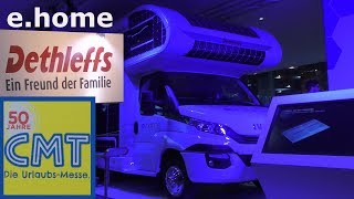 CMT Messe Stuttgart 2018 Dethleffs ehome  Reiseziel Zukunft Elektromobilität im Caravan [upl. by Enyahc]