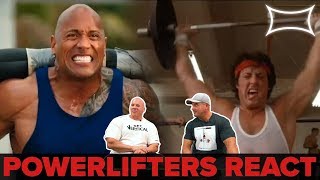 Professional Powerlifters React to Lifting Scenes in Hollywood [upl. by Dreeda]