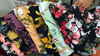 Cute cute floral printed hijab gownlong dress collection 2024 at craziest sale [upl. by Nolyaw]