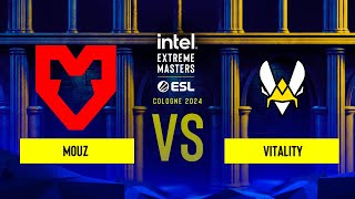 MOUZ vs Vitality  IEM Cologne 2024  Group B [upl. by Care275]