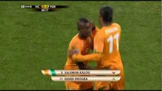 Drogba MAGIC entrance World Cup 2010 Portugal  Ivory Coast [upl. by Jerrine58]