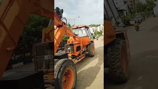 crane  poclain video  poclain jcb excavator hydra farana truck jcb jcbexcavator viral [upl. by Mclain]