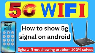 How to show 5GHz signal on your Android Mobile  D link DIR 816L 5G signal setup [upl. by Iny]