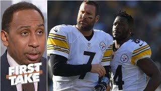 Ben Roethlisberger deserves blame for Antonio BrownSteelers drama – Stephen A  First Take [upl. by Bennink]