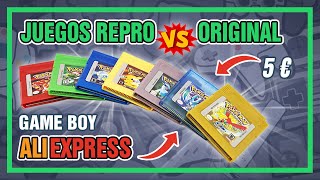 ⚡ Cartucho REPRO Game Boy Color 🔥 POKÉMON ALIEXPRESS Amarillo y Cristal ❄ Juego Repro GBC [upl. by Nrev]