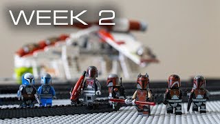 Building Mandalore in LEGO  Week 2 Layout [upl. by Ynnob]