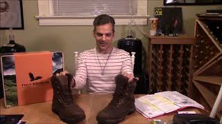 Field amp Stream 800g Woodsman Work or Outdoor Boots Review [upl. by Ioved]