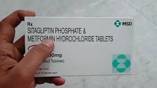 Sitagliptin Phosphate amp Metformin Hydrochloride Tablets Uses In Hindi  Janumet 50500 Tablet [upl. by Eelitan331]