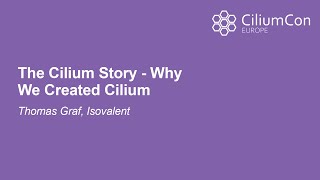 The Cilium Story  Why We Created Cilium  Thomas Graf Isovalent [upl. by Ikiv]