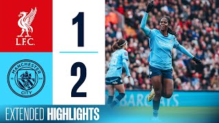 HIGHLIGHTS  Bunny Shaw double puts City top of the WSL  Liverpool 12 Man City [upl. by Venetia]