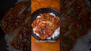 Soy Glazed Chicken in 20 minutes SHORTS [upl. by Aeirdna]