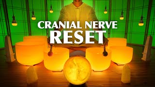 Cranial Nerve Sound Bath  Release amp Reset Your Cranial Nerves  Crystal Singing Bowl Music [upl. by Macilroy]