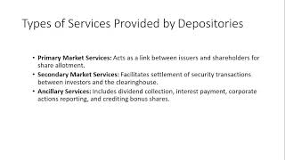 Depository system in India [upl. by Esmerelda]