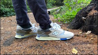 Concepts X New Balance 998 “C Note”  On Foot Review and Sizing Guide [upl. by Ilwain]