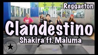 Clandestino  Shakira Ft Maluma  Zumba®  Anton Peralta Jr  Choreography [upl. by Ramma]