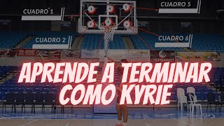 APRENDE A TERMINAR COMO KYRIE  CABRERAS BASKETBALL [upl. by Barvick917]