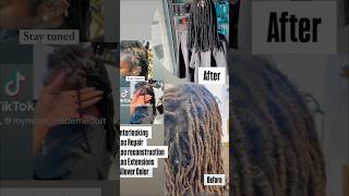 dreadlocks dreads locs retwist locrepair crochetlocs dreadlocs interlocking locretwist [upl. by Ikkela53]