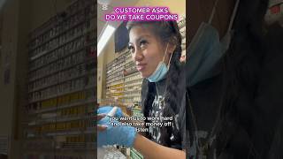 CUSTOMER ASKS DO NAIL SALONS TAKE COUPONS [upl. by Gnous]