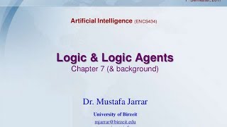 Logic and Logic Agents [upl. by Gusta]