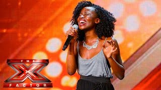 There’s no keeping Sharon’s singing a secret  Auditions Week 2  The X Factor UK 2015 [upl. by Ginder]