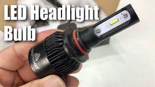 Warmoon 9005 36W 6500K 8000Lumens HB3 LED Car Headlight Bulbs Unboxing [upl. by Adnav558]