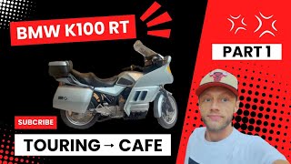 BMW K100 cafe racer build part 1 [upl. by Launcelot487]