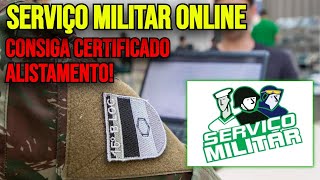 COMO FAZER ALISTAMENTO MILITAR PELA INTERNET  20242025 [upl. by Misak]