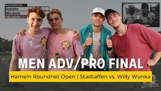 2022 Hameln Open  Men AdvancedPro Final  Stadtaffen vs Willy Wonka [upl. by Thia]