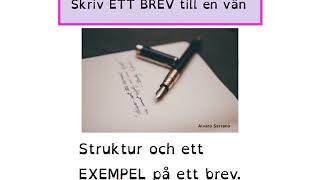 Skriv ett brev Sfi [upl. by Eylsel49]