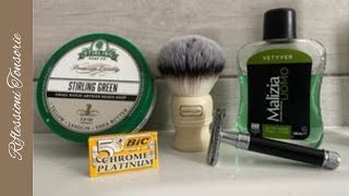 Stirling GreenEdwin Jagger DE86Bic chrome platinumMalizia vetiver [upl. by Uund597]