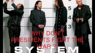 BYOB  System of a down with lyrics Uncensored [upl. by Kaitlynn]