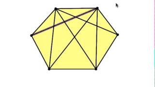 Counting the diagonals in a hexagon [upl. by Sontag]