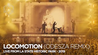 Locomotion ODESZA Remix  Live from LA State Historic Park 2019 [upl. by Ahsenauj]