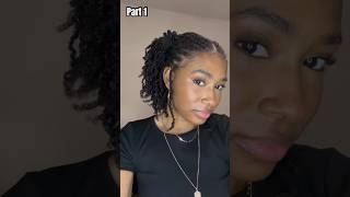 Mini Twist on 4C hair with Kinky Curly Extensions Part 1 4chair 4chairstyles minitwists shorts [upl. by Charlot]