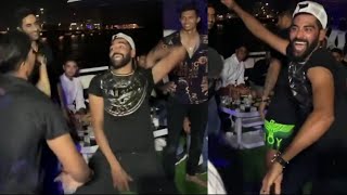 Watch Mohammed Siraj doing Hyderabadi Marfa dance with RCB teamates [upl. by Dumah]