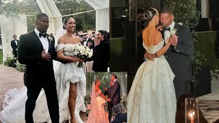 Jamie Foxx Looks Emotional as He Walks Daughter Corinne Foxx Down the Aisle in Beautiful Wedding [upl. by Bonney]