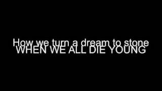 Steel Dragon  We all die young lyrics [upl. by Ehttam]