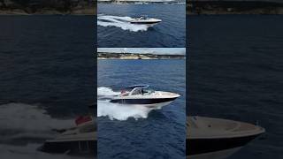 The Chris Craft Launch 35 GT is literally too fast to film boat boating boatlife [upl. by Kcaz569]