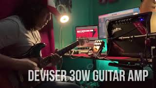 Deviser 30W Guitar Amplifier demo [upl. by Bittner91]