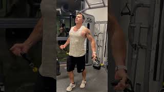 Standing incline chest flyes [upl. by Lindholm]