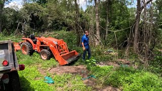 140 Year Old Farm Junk Clean Up Leads To Metal Detecting Adventure and Satisfying Field Mowing [upl. by Ikceb]