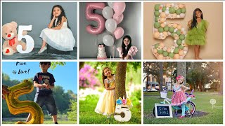 5th Year Birthday Photoshoot Ideas  5th Birthday Photoshoot 5 Year Baby Photoshoot Ideas [upl. by Salaidh]