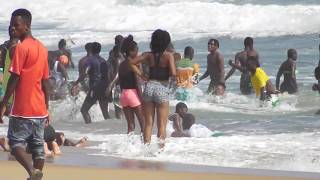 Grand Bassam Beach on the Weekend  Very Nice Ivory Coast  Côte dIvoire [upl. by Nedrud]