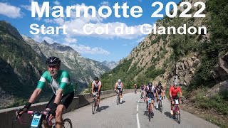 La Marmotte Granfondo Alpes 2022 Start to Col du Glandon [upl. by Anivahs112]