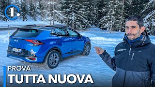 Nuova Kia Sportage comè CAMBIATA e COME VA la ibrida da 230 CV AWD 2022 [upl. by Ybroc218]