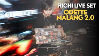 RICHI LIVE SET  AT ODETTE MALANG 20 [upl. by Arhez]