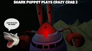 SB Movie Shark Puppet plays Crazy Crab 2 [upl. by Ahkos]