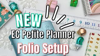 ERIN CONDREN PETITE PLANNER FOLIO SETUP  2022 [upl. by Burt374]